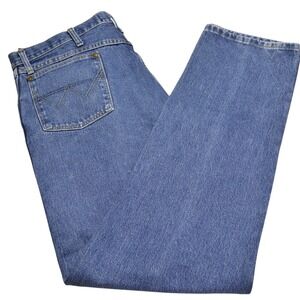 Wrangler George Strait Cowboy Cut Jeans Men 38x30 Blue Denim 31MWZPW Regular Fit